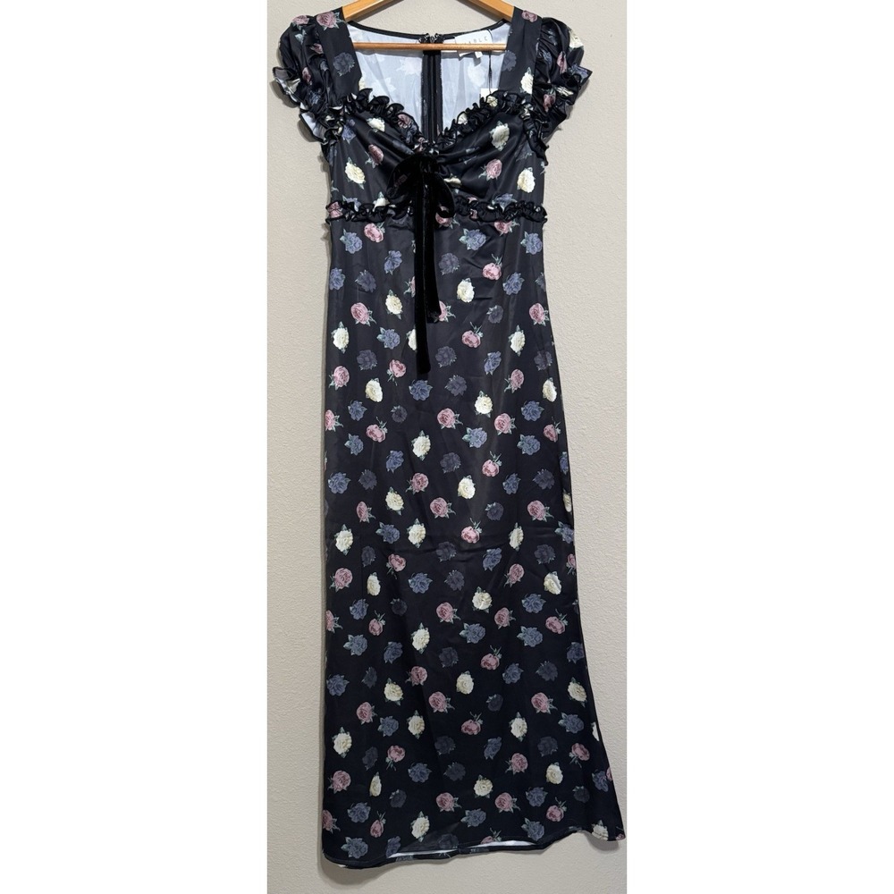 MABLE‎ Women's Maxi Dress Empire Waist Romantic Cottagecore Size S